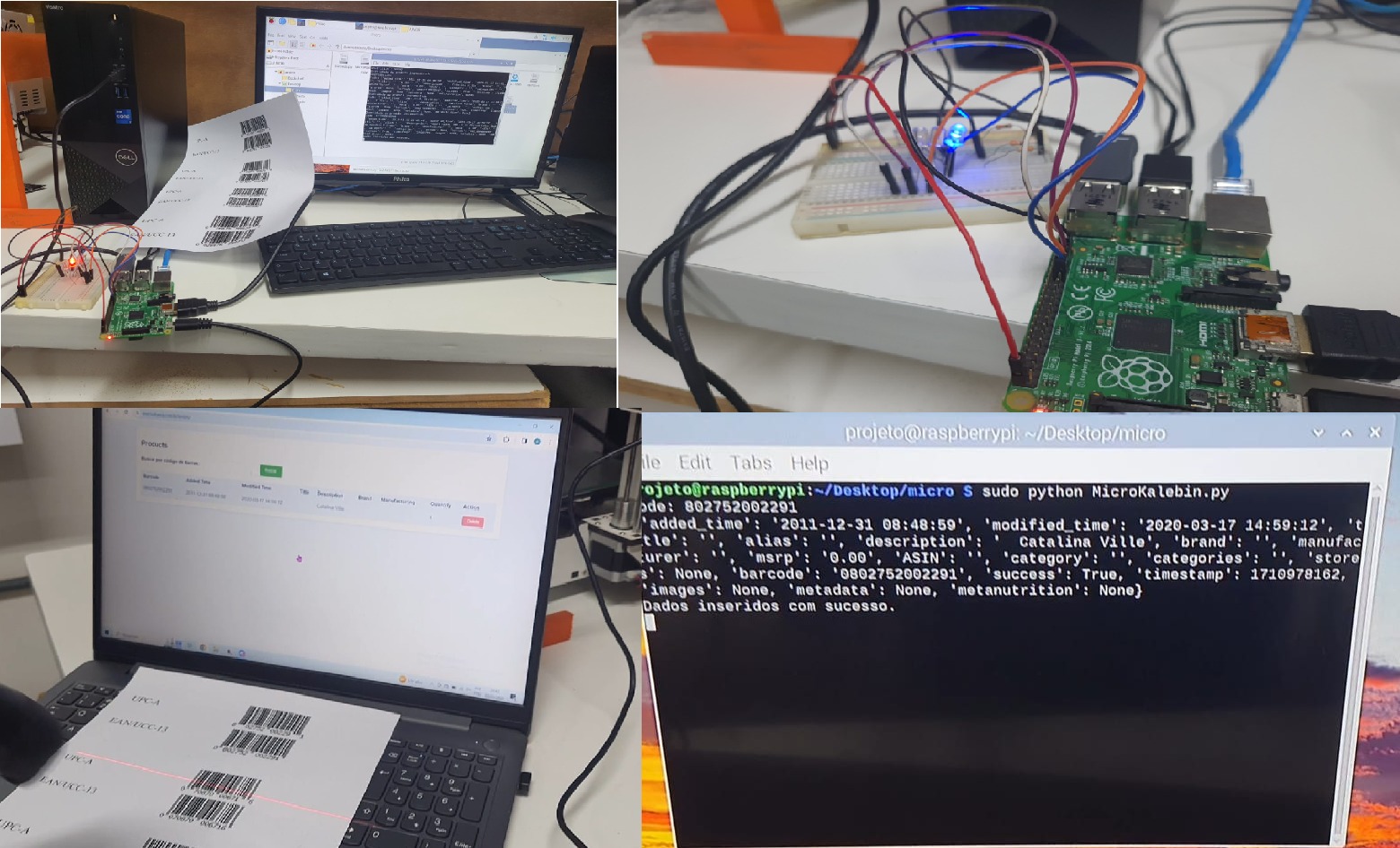 Sistema Código de Barras via API Web
